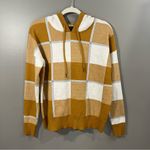 Rachel Roy  Plaid Hooded Sweater M Photo 0