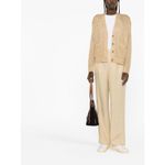 Ralph Lauren Polo by Linen Lightweight Tan Cardigan Sweater Size XXL Photo 1