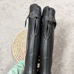 Hunter Women’s Original Tall Back Adjustable Wellington Rain Boots in Black 6 Photo 9