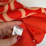 NWT Triple Threads Asymmetrical One Shoulder Printed Orange Top Yellow Photo 5