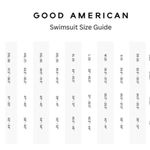 Good American 10 Ways To Wear Bikini Bottom Size 1 Small Black Bow Tie Front NEW Photo 6