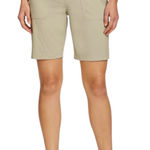 Eddie Bauer  Horizon Bermuda Shorts Petite P2 Stone Khaki Stretch Hiking Outdoor Photo 0