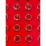 Hot in Hollywood Semi Rigid Red Clutch XL Patent Faux Leather Rhinestones NWT Photo 1