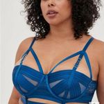 Torrid Straps And Rings Satin Underwire Bra With Mesh Cup Photo 0