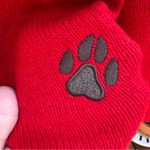 Tulchan 100% Wool Red Dog & Pawprint Sweater Size XL Photo 3