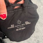 Aerie real me stretch medium support Black Women's Bra Photo 5