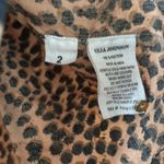 Ulla Johnson  Lennie Pleated Cotton Poplin‎ Top Cheetah Print Animal Print Size 2 Photo 6