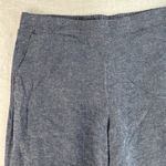 Terra & Sky  0X 14W Pants Linen Blend Cropped Wide Leg Culottes Blue Pull On Photo 3