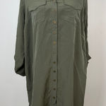 Motherhood  Maternity Olive Green Dress Photo 0