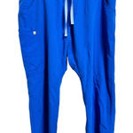 FIGS  Women's Kade Cargo Scrub Pants royal‎ blue size L/P Photo 0