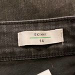 Ring Of Fire Black Distressed Skinny Denim Jeans Sustainable EUC Sz 27 Photo 2