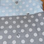 Betsey Johnson  blue polka dot scarf with embellishments  Photo 2