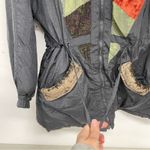 Vintage Atlantic Highlands Black & Green 1990s Parka Coat Womens M Patchwork Size M Photo 10