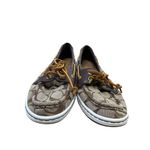 Coach  Richelle Womens Signature Brown Flats Size 10B SKU 7324 Photo 6