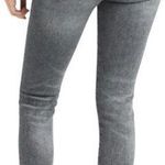 Frame Le One High Rise Waist Crop Skinny Denim Jeans Hughes Acid Wash Grey 2 Photo 1