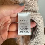 MABLE Johanna sweater romper in Taupe Tan Size M Photo 5