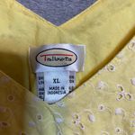 Talbots  Lemon Eyelet Tank Top Photo 1