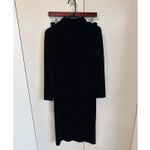 Tadashi Vintage Formal Black Velvet Maxi Skirt/Top Size S Gothic Vampy Photo 5