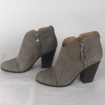 Rag and Bone Margot Ankle Boot Womens 41, US 11. Gray Suede Double Zip 3.5 heel Photo 3