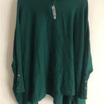 Alfani  Women's Plus Size 0X TNeck Poncho Sweater Photo 0