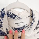 Reformation Violet Top Paradiso Button Down Photo 2