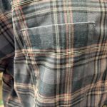 Blue and Pink Button Down Shirt Classic Plaid Design Size L Photo 4