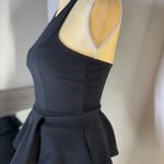 Lush Clothing Lush Black racer back peplum Mini Dress Photo 6