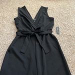 J for Justify NWT Justify Black V-Neck Jumpsuit Front Tie Size Large Photo 2