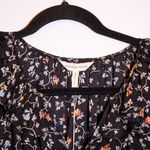 NEW Rebecca Taylor Long Sleeve Vine Floral Flower Print Pullover Shirt Dress 8 Photo 1