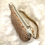 Vintage Wooden Hand Beaded Boho Shoulder Bag Brown Photo 3