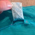 Fresh Produce bright turquoise cotton flared midi skirt size XL USA made chic Photo 4