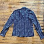 Jones Wear  Button Up Long Sleeve‎ Snake Print Size 4 Photo 1