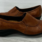 Hush Puppies  Loafers Moccasin Shoes Brown Leather Size 8.5 Slip-On Comfy Photo 0