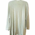 DONNI. NWT Cream Striped Dolman Sleeve Open Front Cardigan Tan Photo 5
