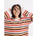 Madewell  Cardiff Striped Crewneck Sweater in Coziest Yarn Size XS Preppy Boxy Photo 11