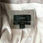 J.Crew Parke Blazer in English Birdseye Twill Wool Pink Mauve Size 12 Photo 3