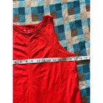Athleta  Pop Space Tank Shirt‎ Womens Small Red Lightweight  Run Photo 3