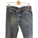 TUFF Cowgirl Low Rise Jeans Size 30 Dark Wash Denim‎ Blue Photo 5