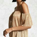Forever 21 NWT Metallic Off The Shoulder Top Photo 2