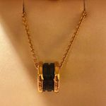 Bulgari B.Zero1 18k Rose Gold Necklace Pendant Photo 0