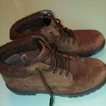 Predictions  7.5 Leather Waffle Stomper Boots in Brown Suede Photo 5