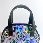 Disney 100 Years Silver Holographic Double Handle Bag Classic Princess Print Photo 3