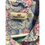 Vineyard Vines  Pineapple Print Sleeveless Linen Shirt Dress Women’s‎ Size 2 Photo 3