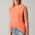 Free People  “The It muscle” Tank Top In Tangerine Photo 1