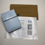 Burberry Horseferry Print Leather Card Case Lanyard In Blue - NWOT Photo 13