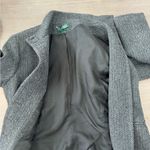 Ralph Lauren Lauren by Women's Gray Herringbone structured Blazer sz 12 Photo 7