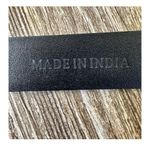 Chico's Chico’s black leather Metal adjustable belt Photo 8