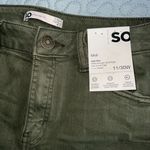 SO High rise midi Shorts juniors 11 Denim green summer new Photo 2