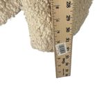 London Kaye Women's Size Small Cream Sherpa Open Front Pocket Cardigan Sweater Photo 8