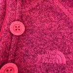 The North Face  Fleece Pullover Hoodie Button Neck Raspberry Pink‎ Small Photo 7